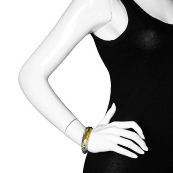 JOHN HARDY Stirling Slver & Hammered 22K Gold Cuff - Picture 3 of 7